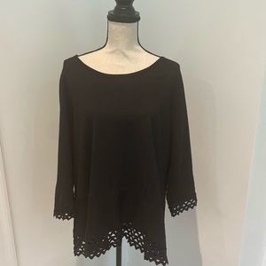 Talbots classic black sweater